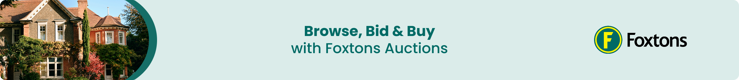 Listed with Foxtons
